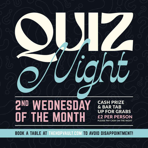 May Quiz Night - Wednesday 8th May - 7pm