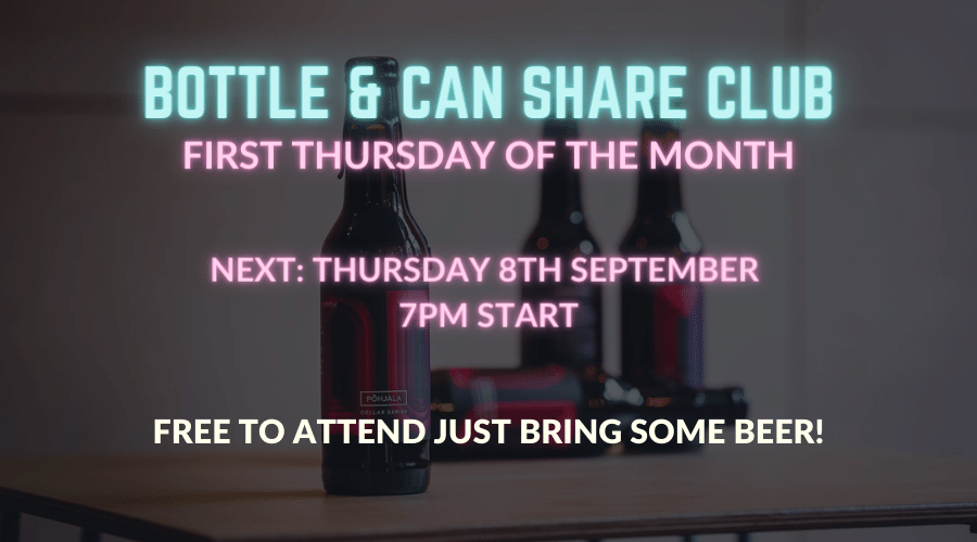 Bottle Share - 8th September 7PM